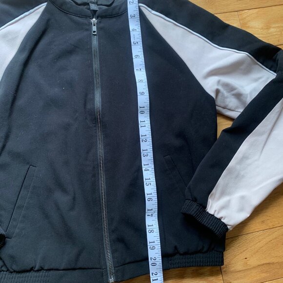 Mossimo Colorblock Track Jacket Black & Gray | Size Small - Picture 5 of 8